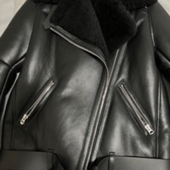 Acne Studios Iconic Velocite Shearling Jacket - Picture 6 of 14
